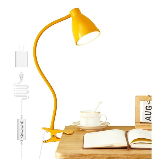 Lámpara de escritorio BOHON Clip on Light, 10 W, 38 LED, 5 colores, 10 puntos de brillo