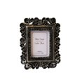 thumbnail image 1 of Maoww Retro Flower Photo Frame Wedding Home Decor Desktop Bronze Picture Frame, 1 of 1