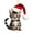 F, variant on Luoshdecor Grey Tabby Cat Christmas Ornament, Lovable Hat Cat Ornament for Christmas Tree Home Decor