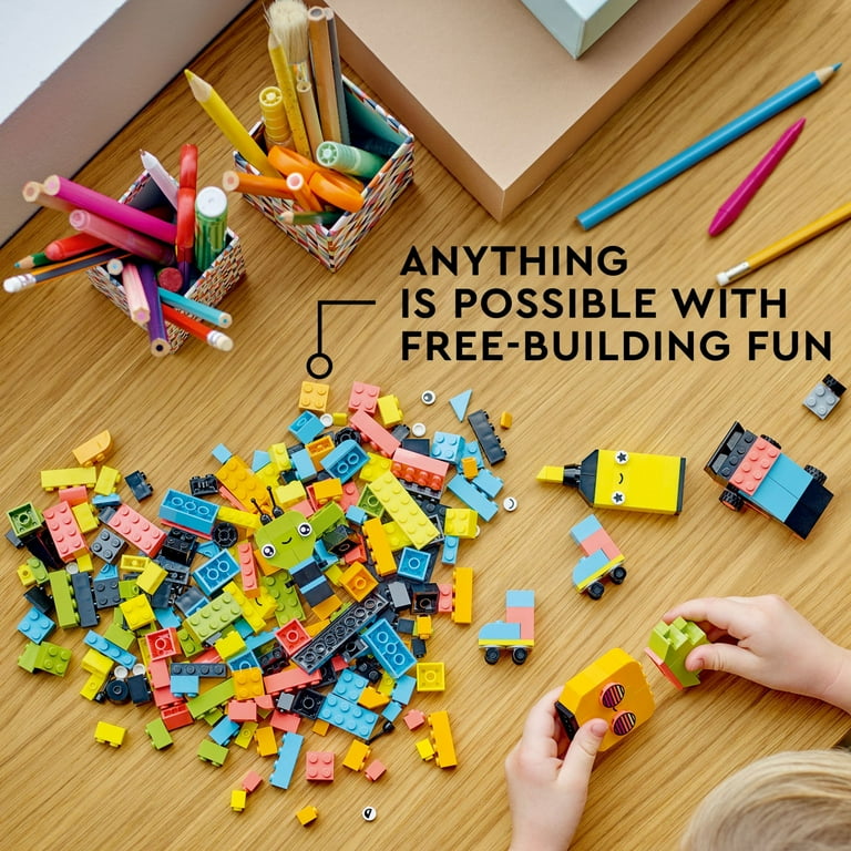 LEGO Classic Creative Neon Colors Fun Brick Box Set 11027