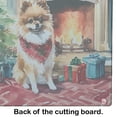 thumbnail image 4 of Pomeranian Cozy Christmas Glass Cutting Board Large 12 in x 15 in, 4 of 5