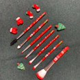 thumbnail image 4 of Xihbxyly Pinceles de Maquillaje Navideños, Juego de Diseño Festivo de Papá Noel, Cerdas Suaves para Una Aplicación Impecable, Incluye Estuche Portátil, Uso Diario o Fiestas Navideñas, Regalo Perfecto, 4 of 7