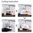 thumbnail image 5 of Yayeee Faucet Mat for Kitchen Sink 14.7" Diatomite Long Splash Guard Pad, Pink Skates, 2 Pack, 5 of 7
