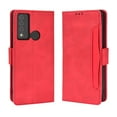 thumbnail image 1 of Case for TCL 20 XE Cover Adjustable Detachable Card Holder Magnetic closure Leather Wallet Case - Red, 1 of 5