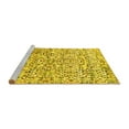 thumbnail image 2 of Ahgly Company Machine Washable Indoor Rectangle Abstract Yellow Modern Area Rugs, 2' x 4', 2 of 4