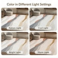 thumbnail image 7 of ODIKA 8'x10' Washable Area Rug Beige Cream Flowing Watercolor Stripe Contemporary Wave Abstract for Living Room, Under Sectional, Family , Durable, Non-Slip, 7 of 7
