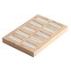 thumbnail image 1 of Vitrina de madera para joyas con cajón y acolchado de piel sintética, para guardar pendientes. C, 1 of 8