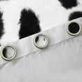 thumbnail image 4 of jejeloiu Cow Print Blackout Curtains,Retro Farmhouse Lodge Curtains Pack of 2 (38x45 Each),Black White Cattle Window Curtains,Microfiber Bedroom Decor, 4 of 6