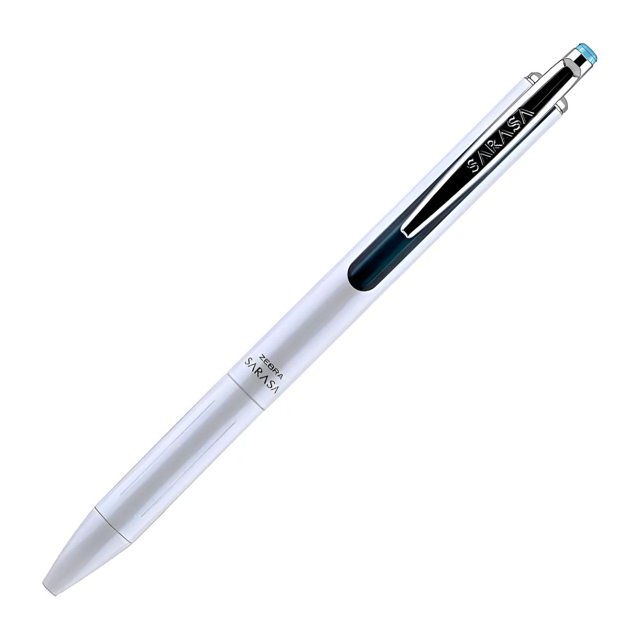 Boligrafo Elegante Sarasa Grand Zebra Blanco 0.7 Mm Gel Negro