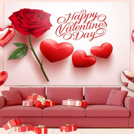 

Fall Gardening Tools New Valentine Day Decoration Hanging Cloth Party Holiday Photo Background Cloth Proposal Anniversary Layout Scene Background Cloth