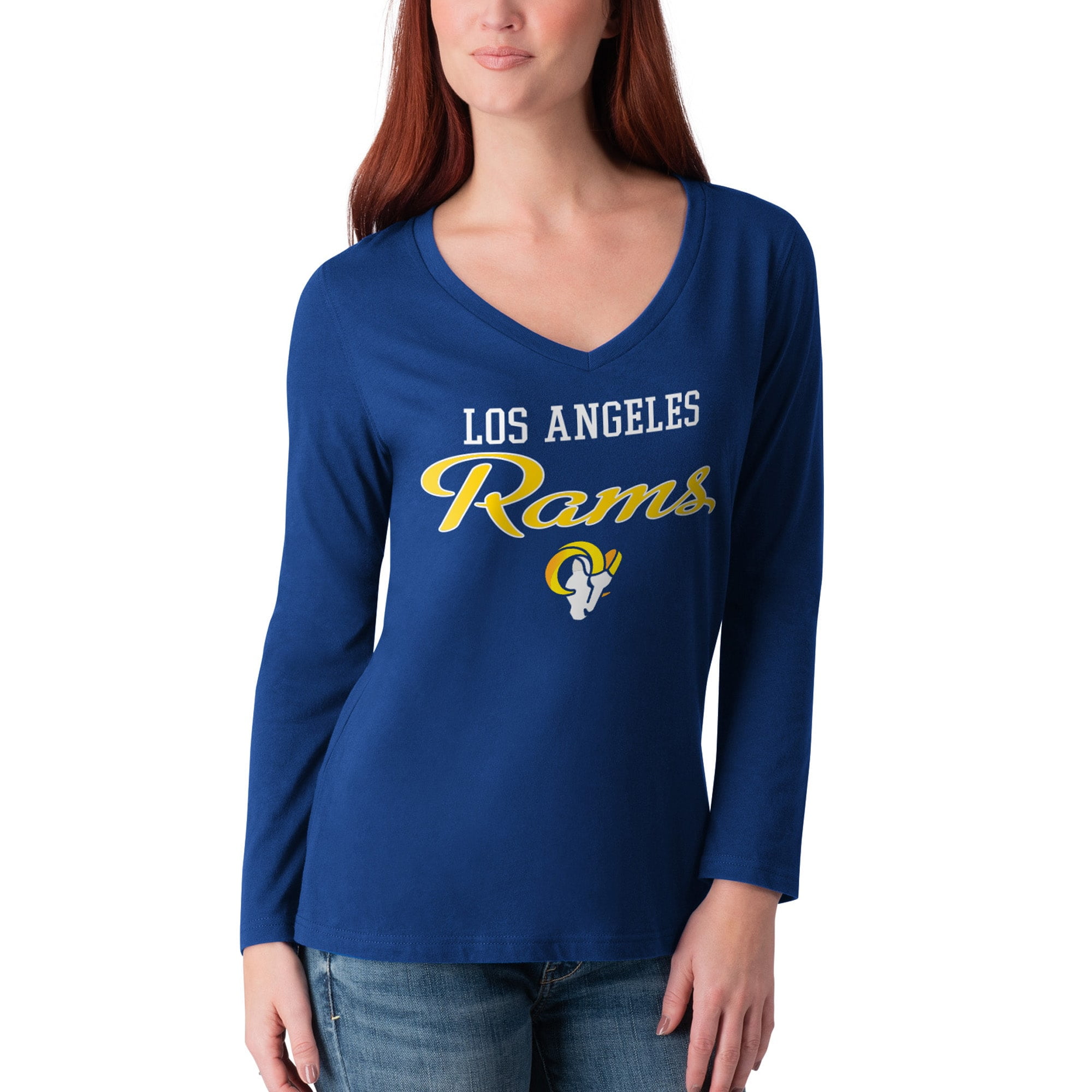 I Love Heart Rams Ladies T-Shirt 