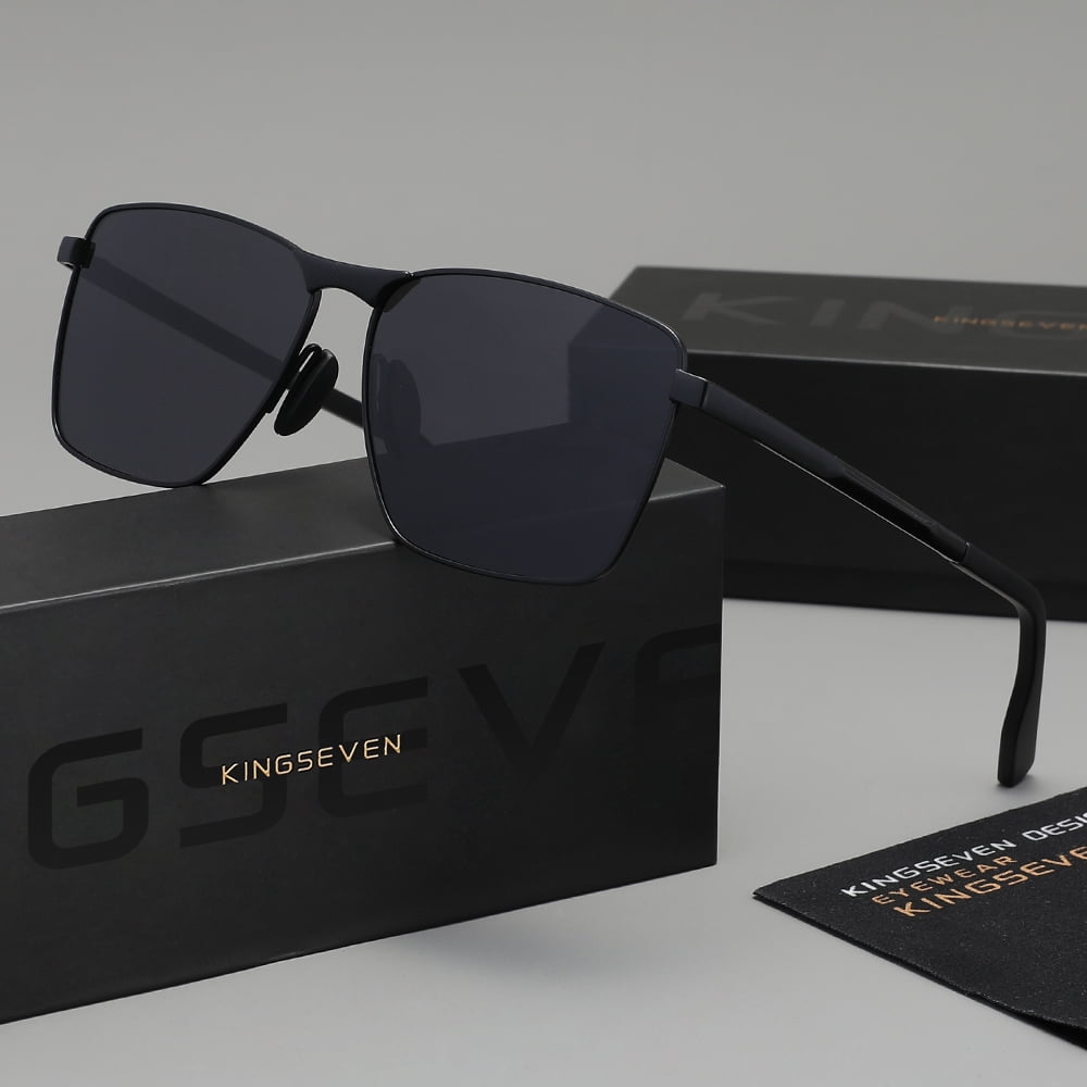 Armani Exchange Men's AX4026S-812287-56 Black Rectangle Sunglasses