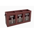 thumbnail image 2 of YWIYIUD 1PC Kitchen Utensils Holder for Counter, Wooden Utensil Organizer for Storage Cooking and Silverware, Utensil Containers for Kitchen Counter Spoons Forks Tools Storage 12x5.5x3.4Inch, 2 of 6