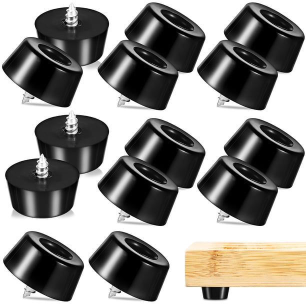 Pies de goma para tabla de cortar con tornillos de acero inoxidable No Slip de goma Pies para otros muebles