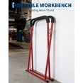thumbnail image 4 of EDTara Établi Portable Robuste, Support de Pare-Chocs Pliant Réglable, Table de Travail de 500 Lbs pour Usage Automobile et Garage, 4 of 7