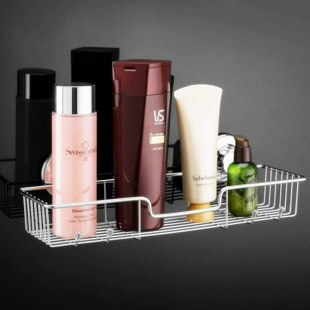 Support de shampooing pour salle de bains téléphone portable avec étagère  de douche fixée au mur rose