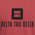 thumbnail image 3 of CafePress - Delta Tau Delta Black Stacked Signature T Shirt - Mens Comfort Colors Shirt, 3 of 5