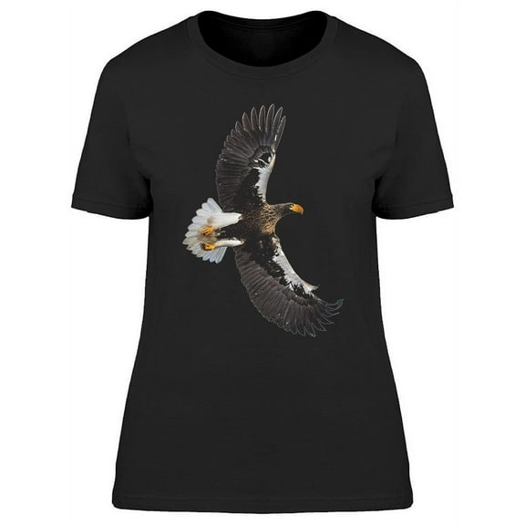 Adult Bald Eagle: Flying T-Shirt Women -Image by Shutterstock, Female XX-Large
