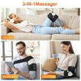 thumbnail image 3 of YUANBO Electric 3-in-1 Cordless Heated Massager with Heat for Knee Elbow Shoulder Wrap with 3 Vibration & Heating Modes (2 Pack), 3 of 8