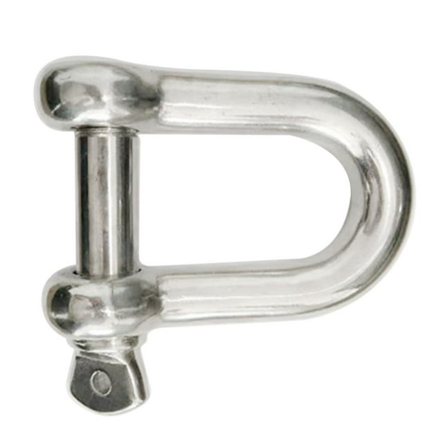 Grillete de uversal con grillete en D de 18 mm hecho de acero inoxidable 304 para yates Macarena Grillete D de acero inoxidable