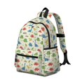 thumbnail image 2 of Dinosaur and Stone Beige Pattern Backpack for School, Cute School Bag with Adjustable Shoulder Straps and Padded Back, 13.4"x11"x4.7", 2 of 5
