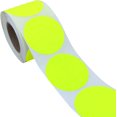 thumbnail image 4 of Hybsk 2 Inch Fluorescent Yellow Blank Target Pasters for Shooting 300 Adhesive Target Stickers Per Roll (Fluorescent Yellow), 4 of 5