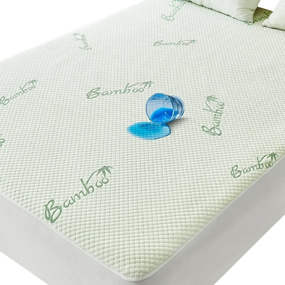 AGALI Waterproof Queen Mattress Protector Viscose from Bamboo 6-18 Inch Deep Pocket