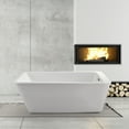 thumbnail image 2 of 60" Streamline N240BNK Soaking Freestanding Tub and Tray With Internal Drain, 2 of 8