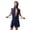 Royal Blue, variant on Men's Hooded Bath Robe Soft Sleeping Sleepwear Summer Sleeveless Hoodie Sexy Spring Sleeveless Black Large