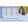 thumbnail image 3 of Vedolay Women T Shirts Autumn Button Down Sweatshirts for Women Fall Blue,2XL, 3 of 5