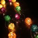 thumbnail image 3 of Rattan Lichterkette Solar Warmweiß, 20 LEDS 4.8M 2Modes Außen Lichterketten Solar Lampions Wasserdicht Weihnachtsbeleuchtung für Gärten Häuser Outdoor (Warmweiß), 3 of 5