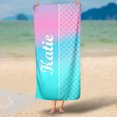 thumbnail image 4 of YAOMOBB Beach Towel Soft Mermaid Pattern Beach Towel Absorbent Microfiber Towel for Daily Use, 4 of 6