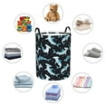 thumbnail image 6 of Laundry Basket, Blue dot hammerhead shark Laundry Hamper Waterproof Laundry Bag Clothes Hamper Laundry Bin with Handles for Bedroom, Living Room, Kids Room, 6 of 6