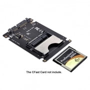 JSER CFast 2.0 to SATA Card Adapter 2.5" Case SSD HDD CFast Card Reader for PC Laptop