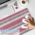 thumbnail image 4 of Long Mouse Pads for Desk,Multicolor Christmas Pattern Desk Mats on Top Of Desks, Desk Mouse Pad Extra Large with 3mm Non-Slip Base and Stitched Edge for Gaming,Office,Work,Home 35.4x15.7in, 4 of 5