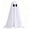 A, variant on Yardvibe Spooky Ghosts with Lights, 18.9" Halloween Decorations Scary Ghost for Indoor Party Home Table Room Kitchen and Fireplace Decor (A)