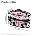 thumbnail image 6 of HELLHERO Strawberry Cow Print Steam Irons Storage Bag 11.8x6.69x5.5 Inches Polyester, Case Only, 6 of 6
