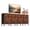 Rust, variant on JIOABL 12 Drawer TV Stand Dresser for Bedroom and Living Room, TV Stand with 12 Drawers, Fabric Storage Organizer with Metal Frame, Fits TVs up to 80 Inch, Gray
