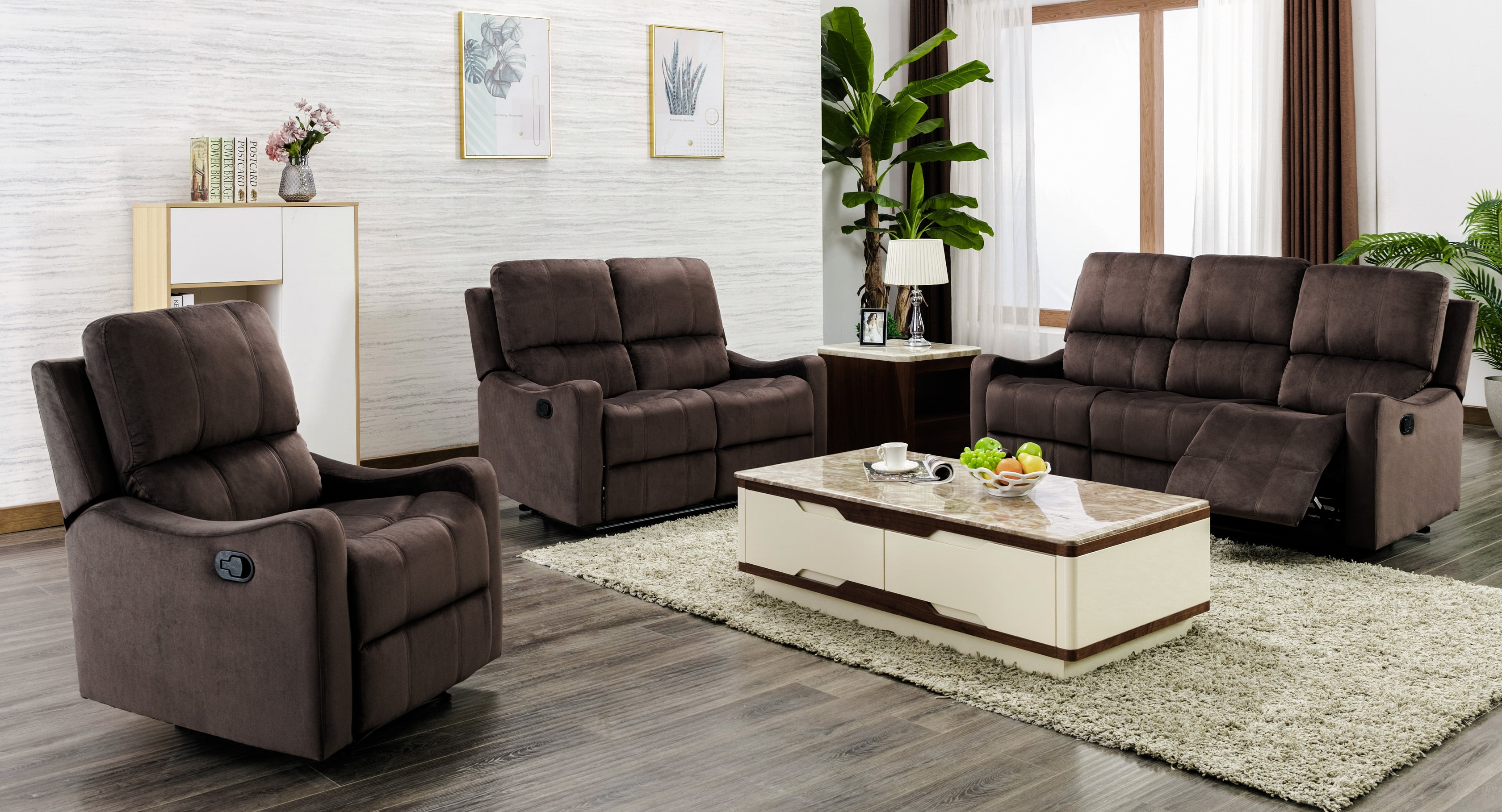 Willemse 3-Piece Reclining Living Room Set