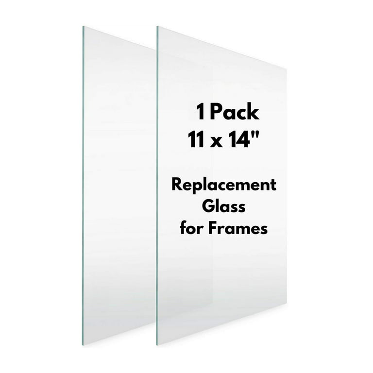 Icona Bay 11x14 Photo Picture Frame Real Glass Cover Replacement, 1 Pack