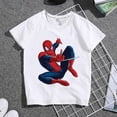 thumbnail image 1 of Cute Cartoon Spiderman Familia Ropa a juego Papá Mamá Niños Niñas Trajes a juego Niños Adulto Ropa de verano Camiseta negra Adulto (3XL) Gao Jinjia LED, 1 of 2