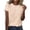 Khaki, variant on QUNYINEY Casual Womens Shirts Easter Crew Neck Short Sleeve Pullover Tops Loose Funny Summer Tops for Women