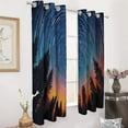 thumbnail image 2 of Galaxy Star Outer Space Modern Window for Living Room Curtains for Child Bedroom Kitchen Decor Blinds Drapes, 2 of 7