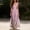 Pink, variant on Womens Sleeveless Deep V Neck Floral Print Maxi Dress Elegant Flowy A Line Evening Gown Summer Wedding Guest Party Dresses