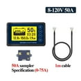 thumbnail image 2 of Counter Meter 8-120V Battery Capacity Indicator Voltage Current Display Lithium For Lead Acid Battery Detector ,Improved Measurement Accuracy, 2 of 7