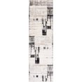 thumbnail image 2 of Alpha Contemporary 2' x 7' Beige and Black Polyester Indoor Area Rug, 2 of 7