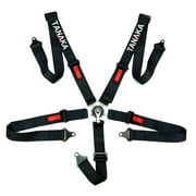 Tanaka Ultra Series Camlock Racing Harness Seat Belt One Set (for one seat) (5 point, Black)