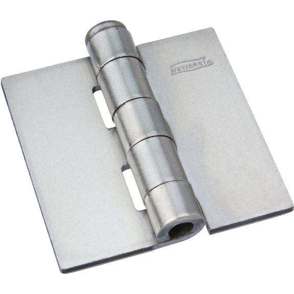 National Hardware - 560 2" SQR Weldable Surface Door Hinge 1/pk - Plain Steel