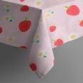 thumbnail image 5 of Strawberry Plants Fruit Daisy Pink Pattern Square Tablecloth,Waterproof Square Table Cover,Wipeable Spillproof Washable Table Cover for Home Kitchen Party Decor 42"X42"(107x107cm), 5 of 6