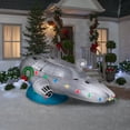 thumbnail image 5 of 9 Foot Wide Gemmy Airblown Inflatable Disney Star Wars Millennium Falcon with Christmas Light String, 5 of 6
